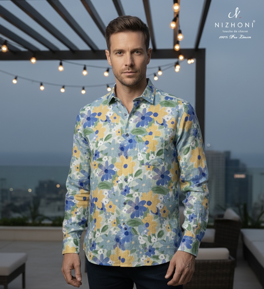 <p>MULTI COLOUR FLORAL PRINT DESIGN FULL SLEEVE SLIM FIT&nbsp;</p>